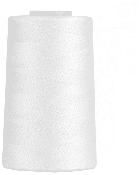 Нитки Sewing Thread 40/2 5000 ярд. цвет - белый 100% п/э в Ахтубинске